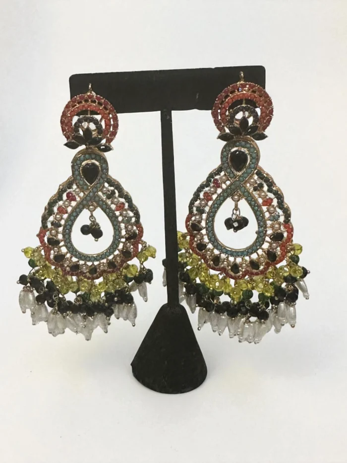 Traditional Nortan Multi-Tassel Drop Earrings